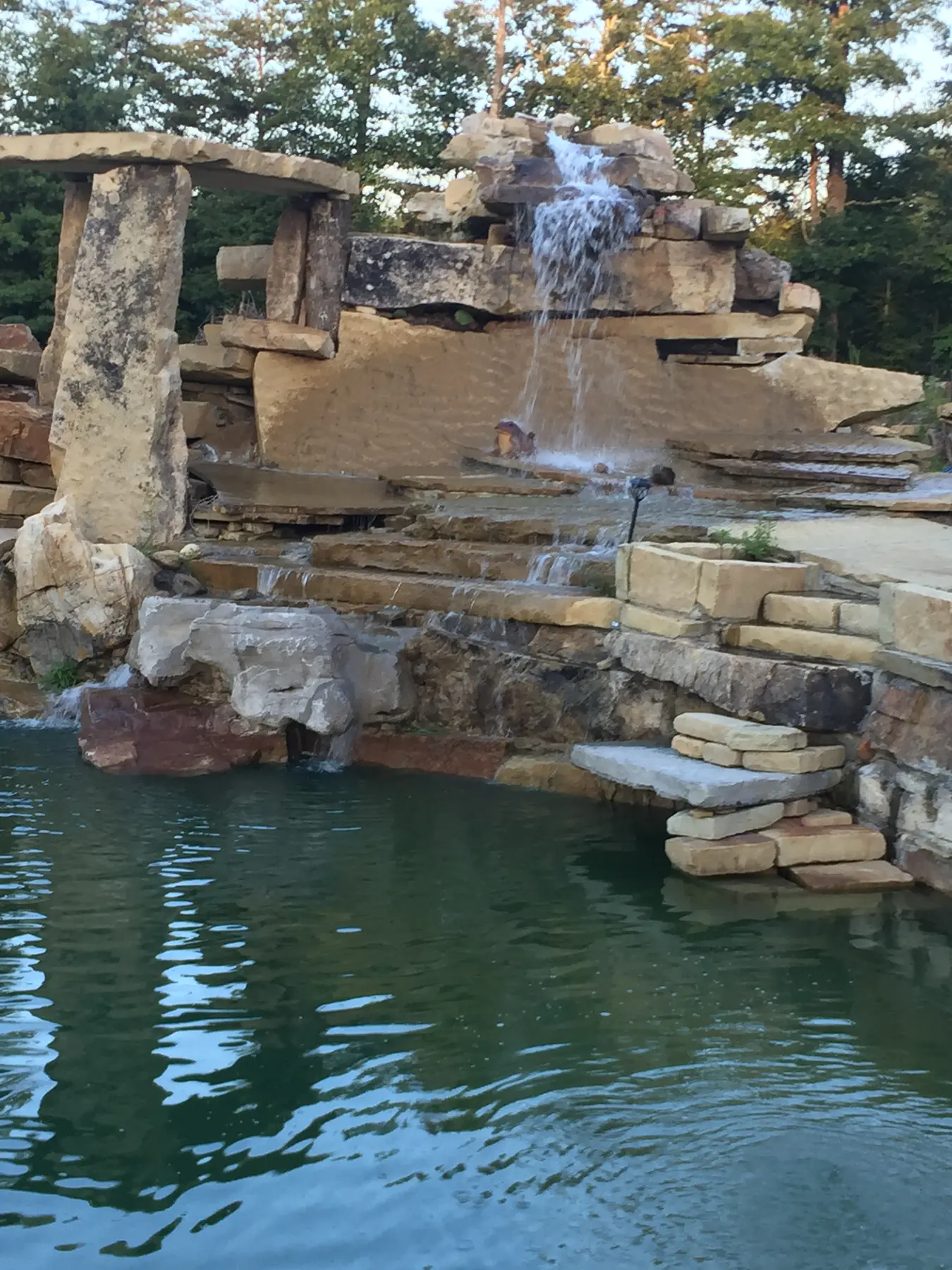 Tennessee Fieldstone shanes waterfall 3