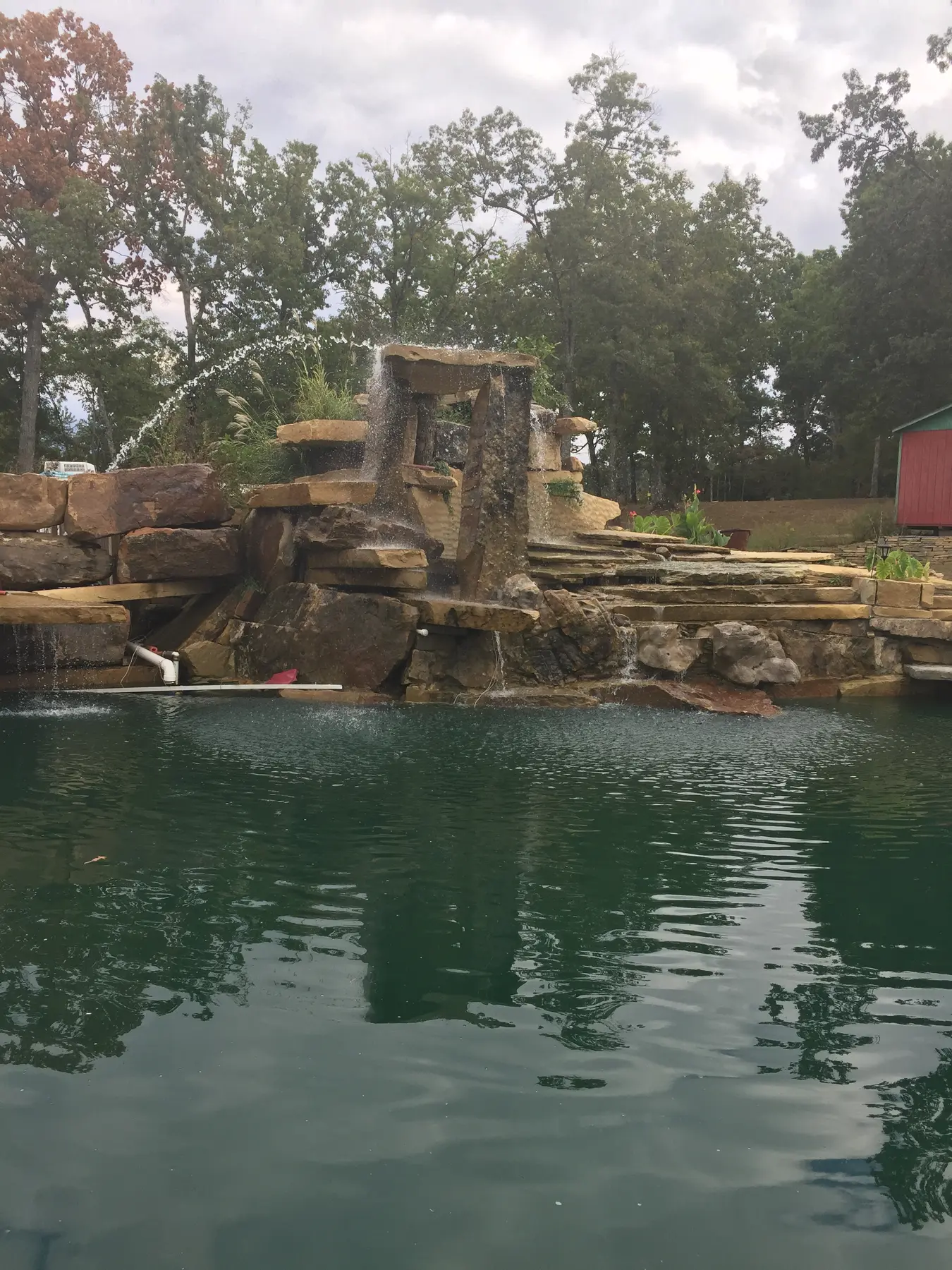 Tennessee Fieldstone water fall