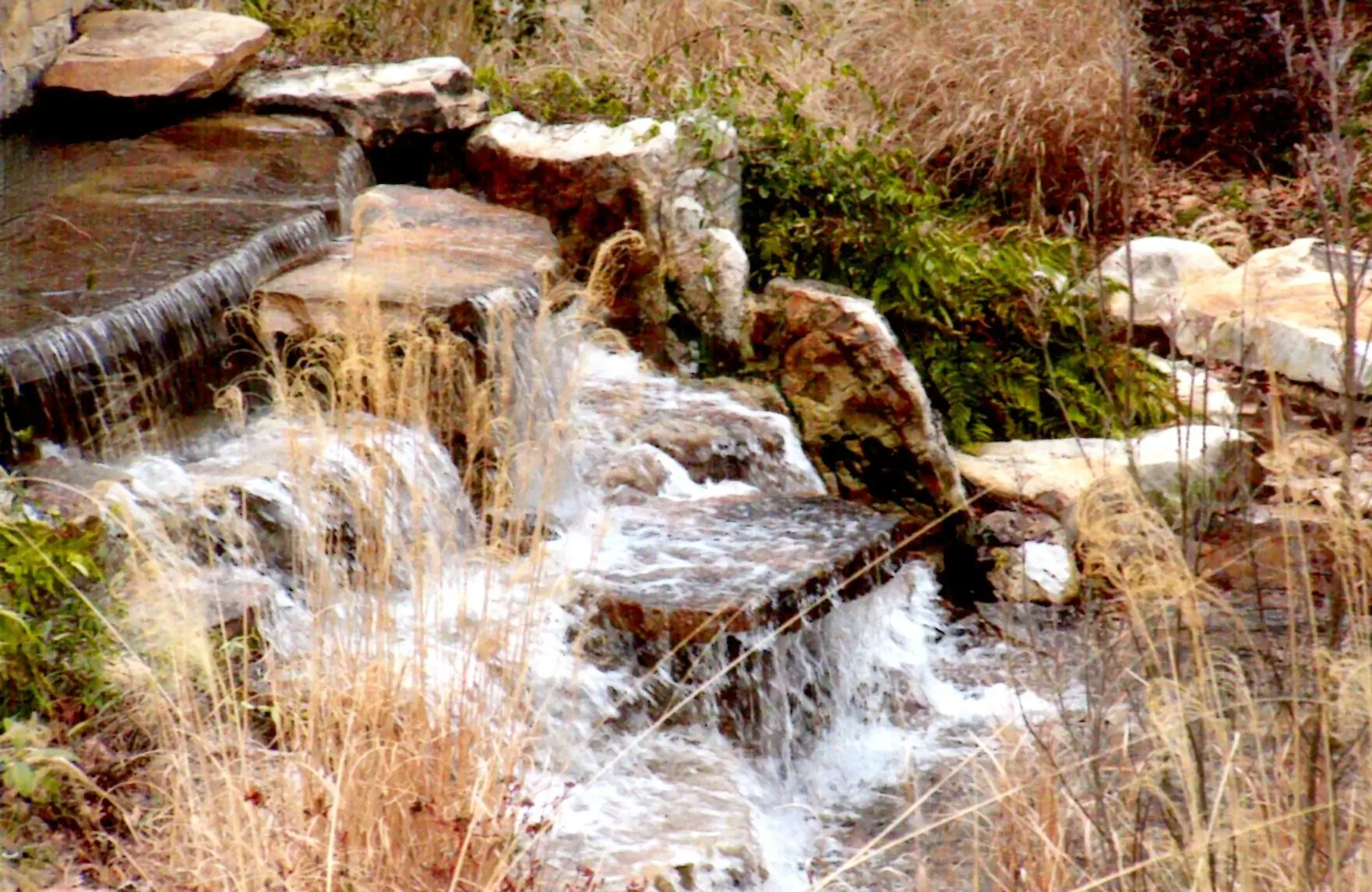 Tennessee Fieldstone water fall