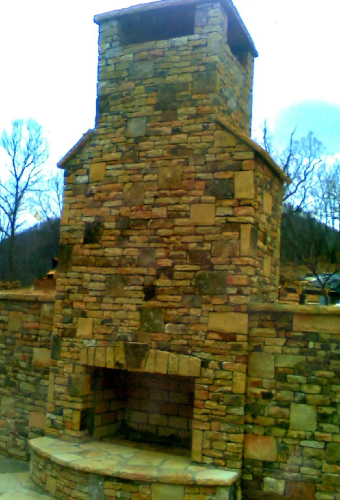 Tennessee Fieldstone Fieldstone ashlar and ruble ledge mix