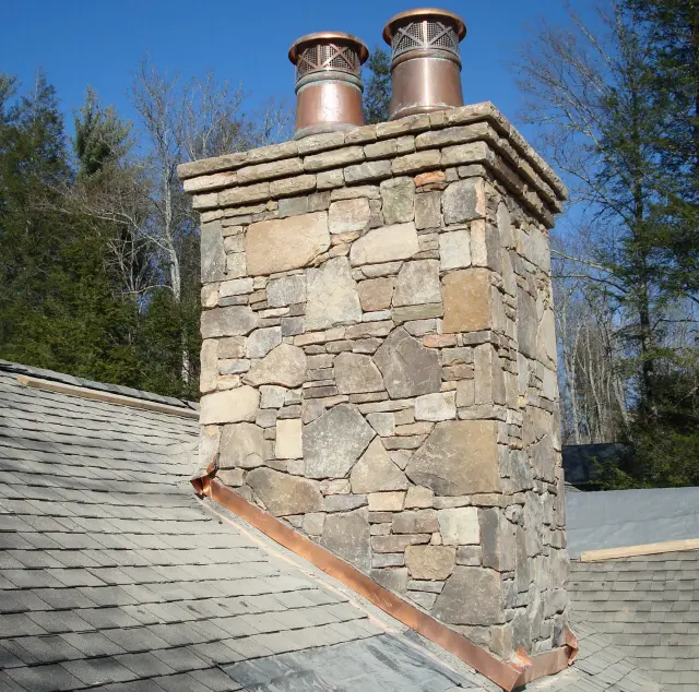 Tennessee Fieldstone fieldstone natural veneer chimney