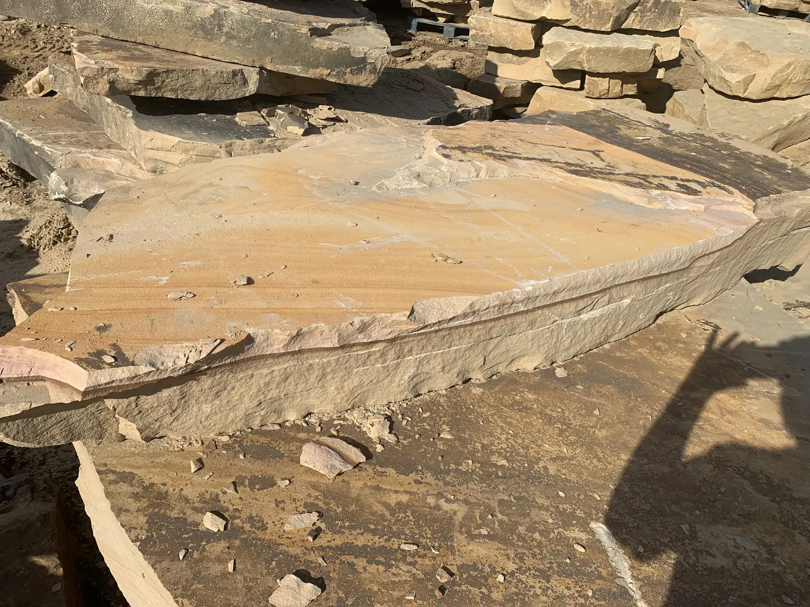 Variegated flagstone